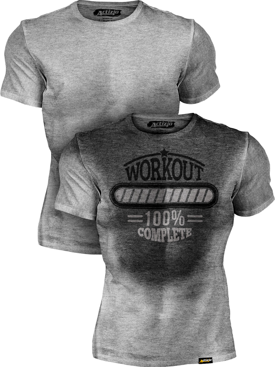 Sweat Activated Men s T Shirt Workout Complete Actizio