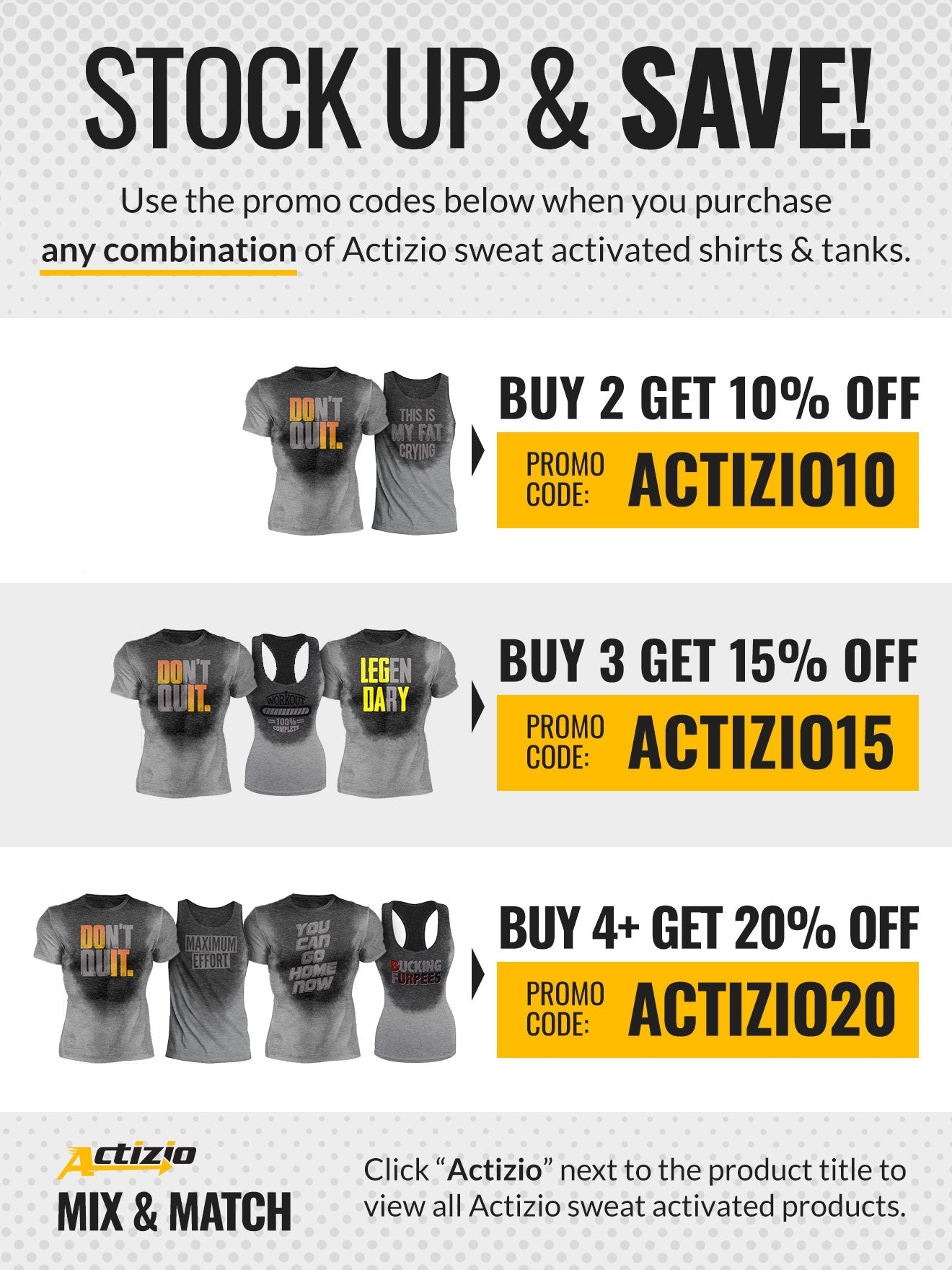 Performance Do It, Don't Quit - Light Gray Men's Sweat Activated T-Shirt