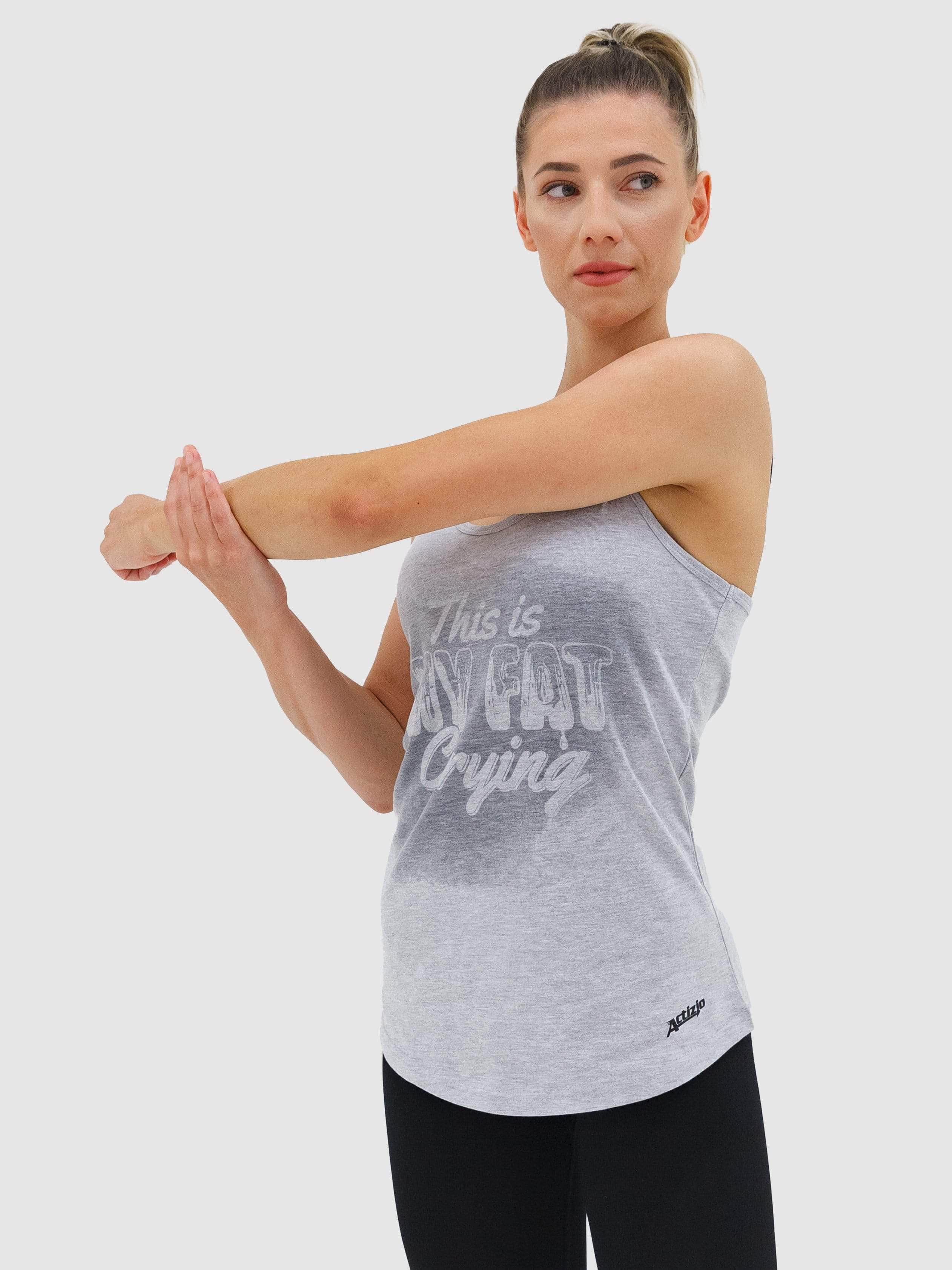 This Is My Fat Crying - Women's Sweat Activated Tank Top