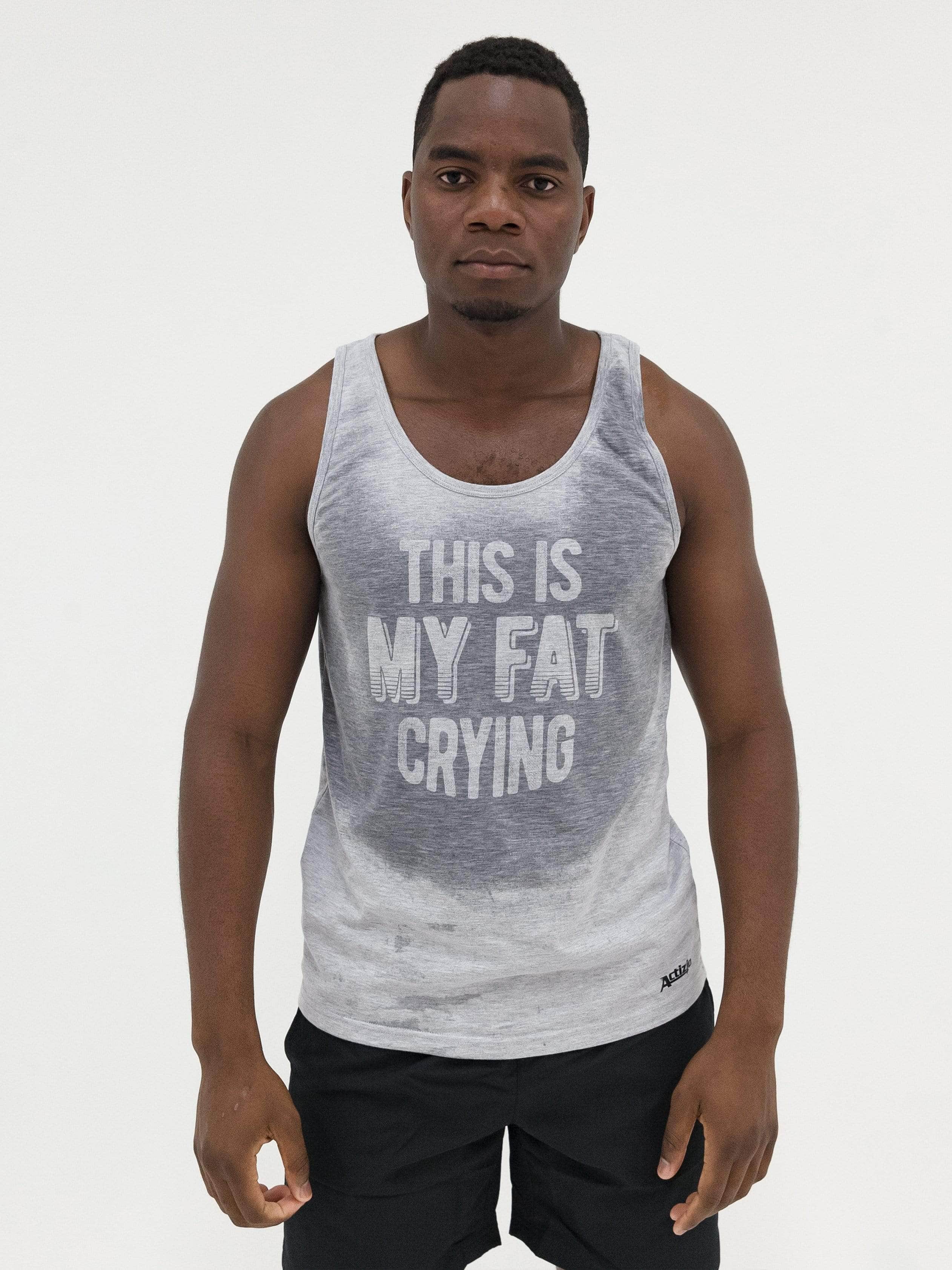 This Is My Fat Crying - Men's Sweat Activated Tank Top