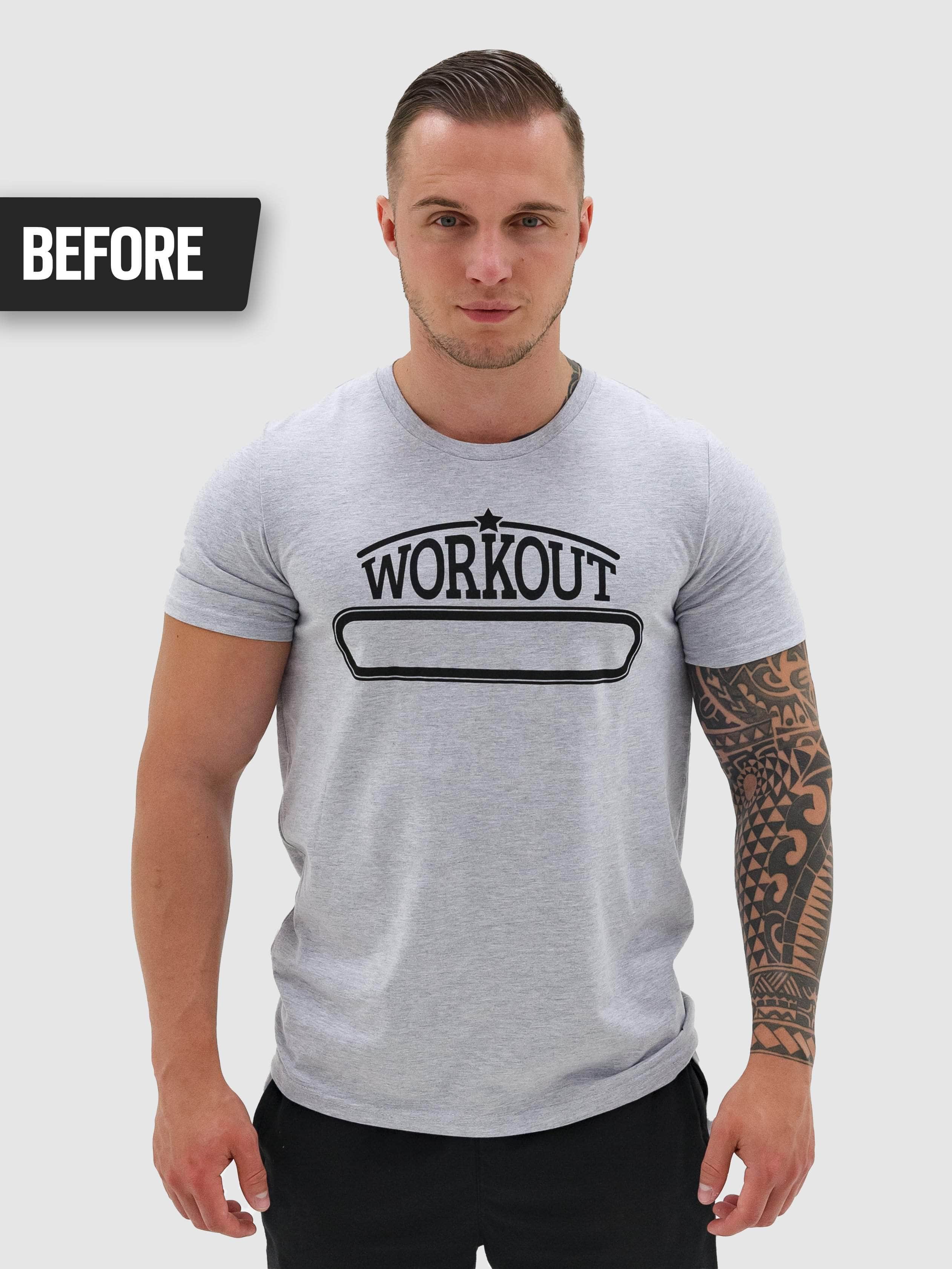 Sweat Activated Men's Gym Shirt  Workout Complete - Gifteee Un